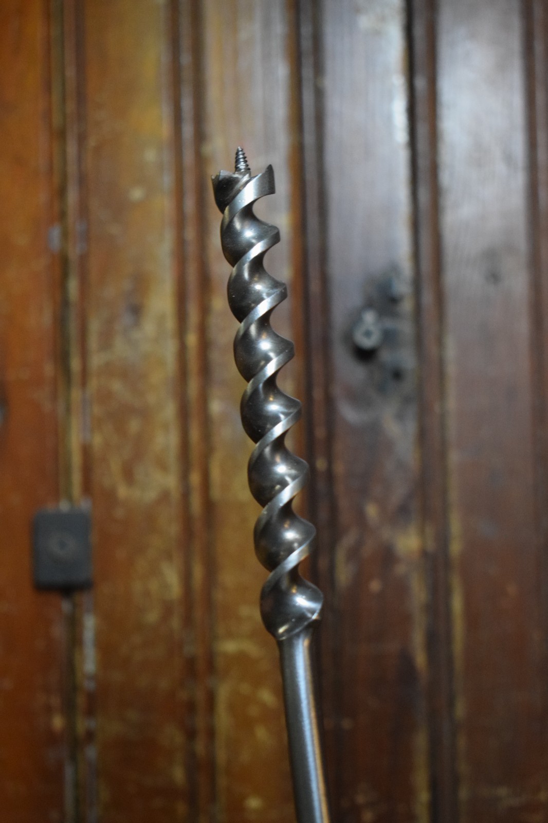 RUSSEL JENNINGS BRACE AUGER TWIST DRILL BIT SIZE 6 3/8″ BORE WOOD WOODWORKING