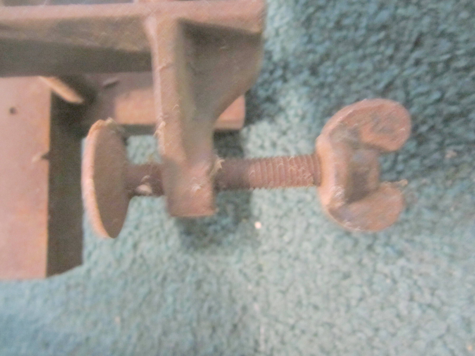 7 3/8″ X 2 1/2″ Champion USA Geneva Ohio wood worker carpenter’s vise,VTG tool