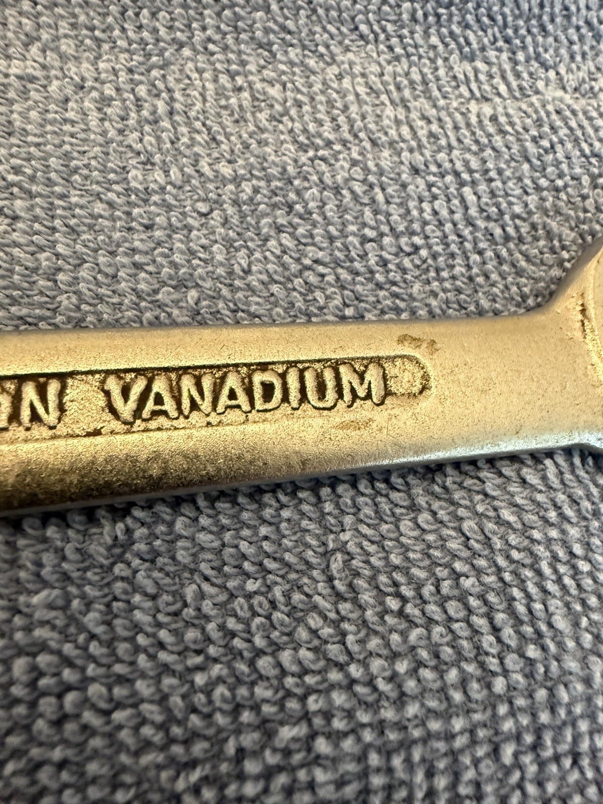 Craftsman Vanadium CI underline logo Forged in USA Open End Wrench 1729 3/4 5/8