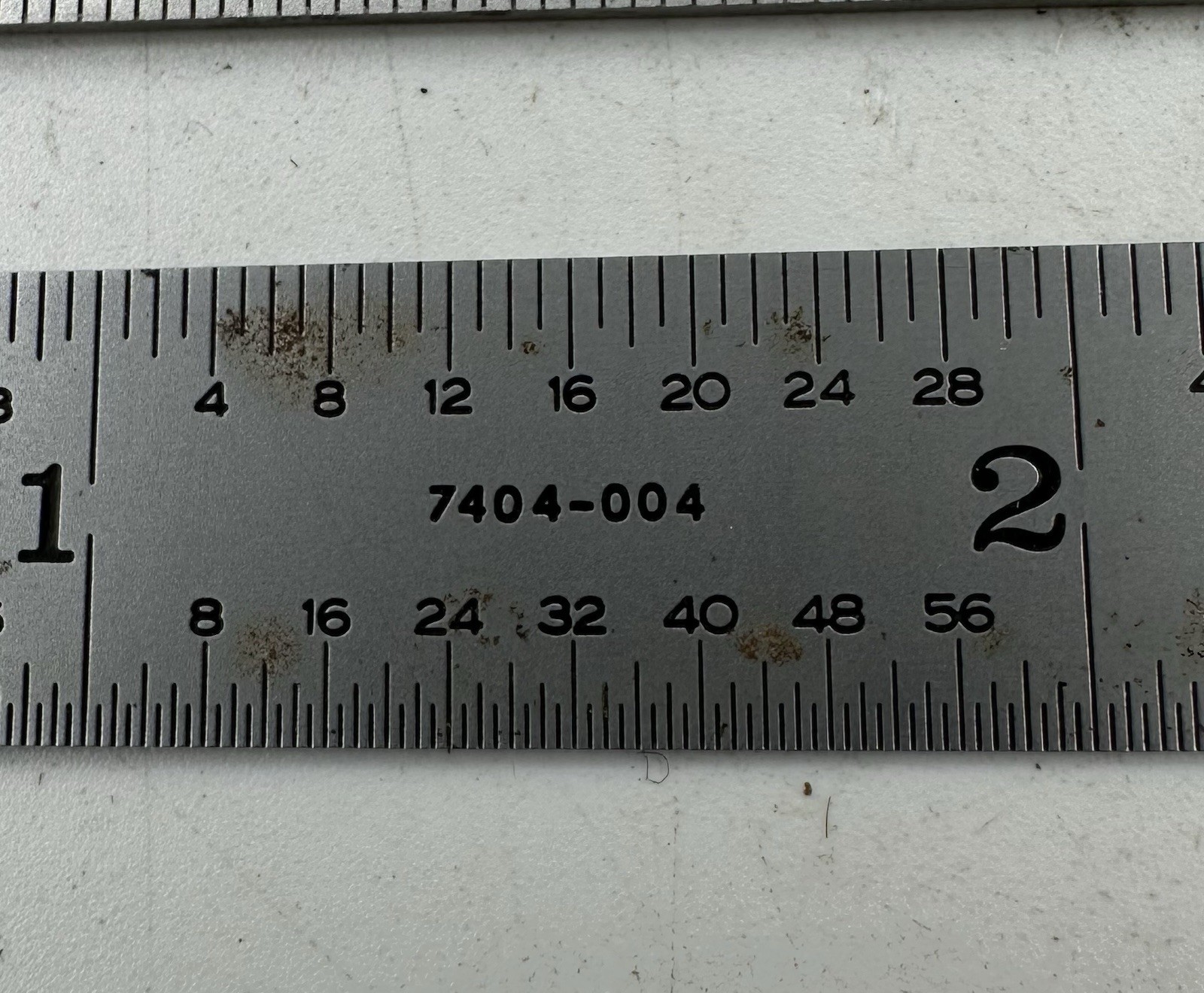 6) PRODUCTS ENGINEERING 6″ STAINLESS STEEL RULE SAE FRACTIONAL PEC7506 USA RULER
