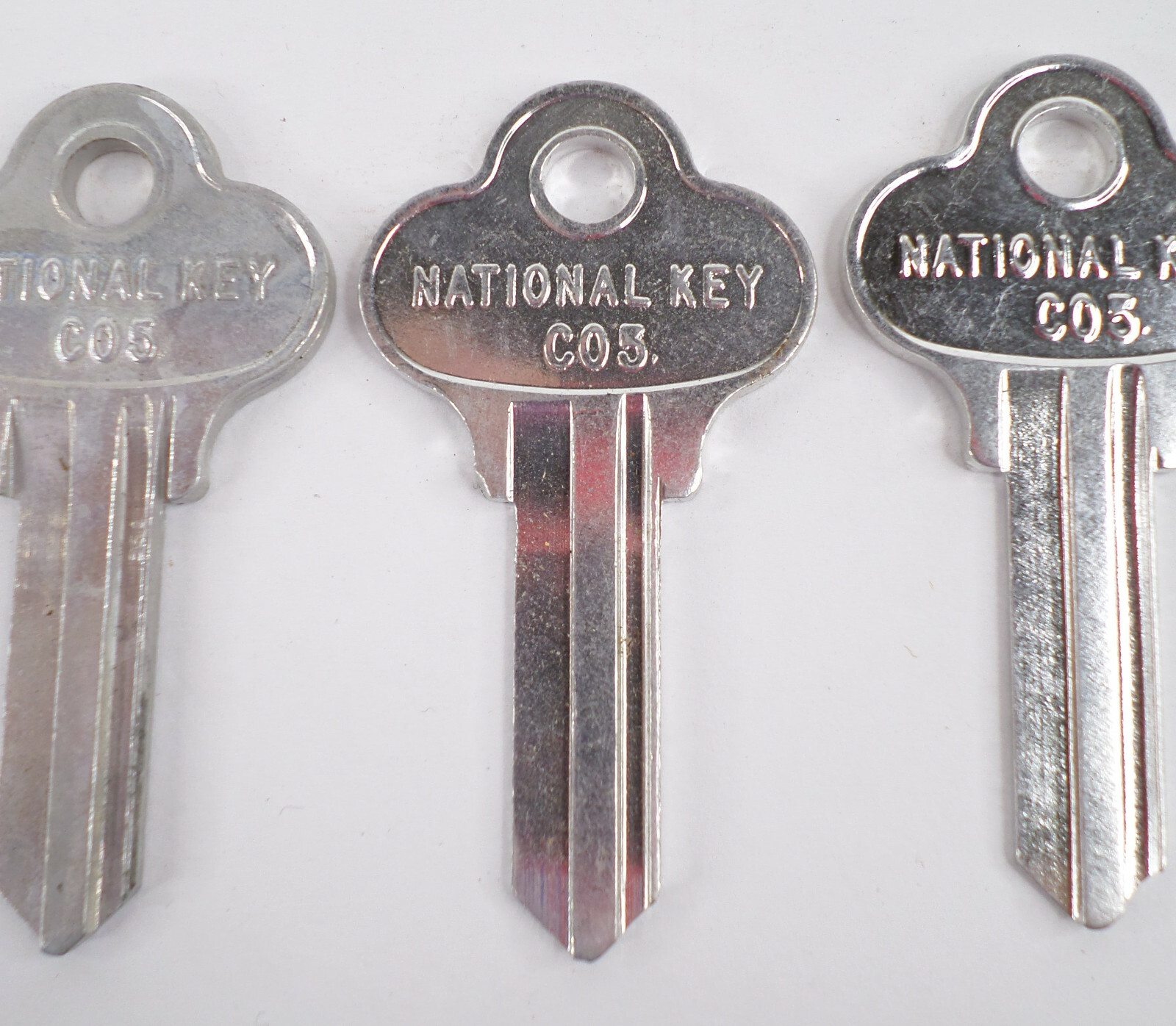3-pc CO5 C05 Aluminum Uncut Cole Color-Lite Key Blanks