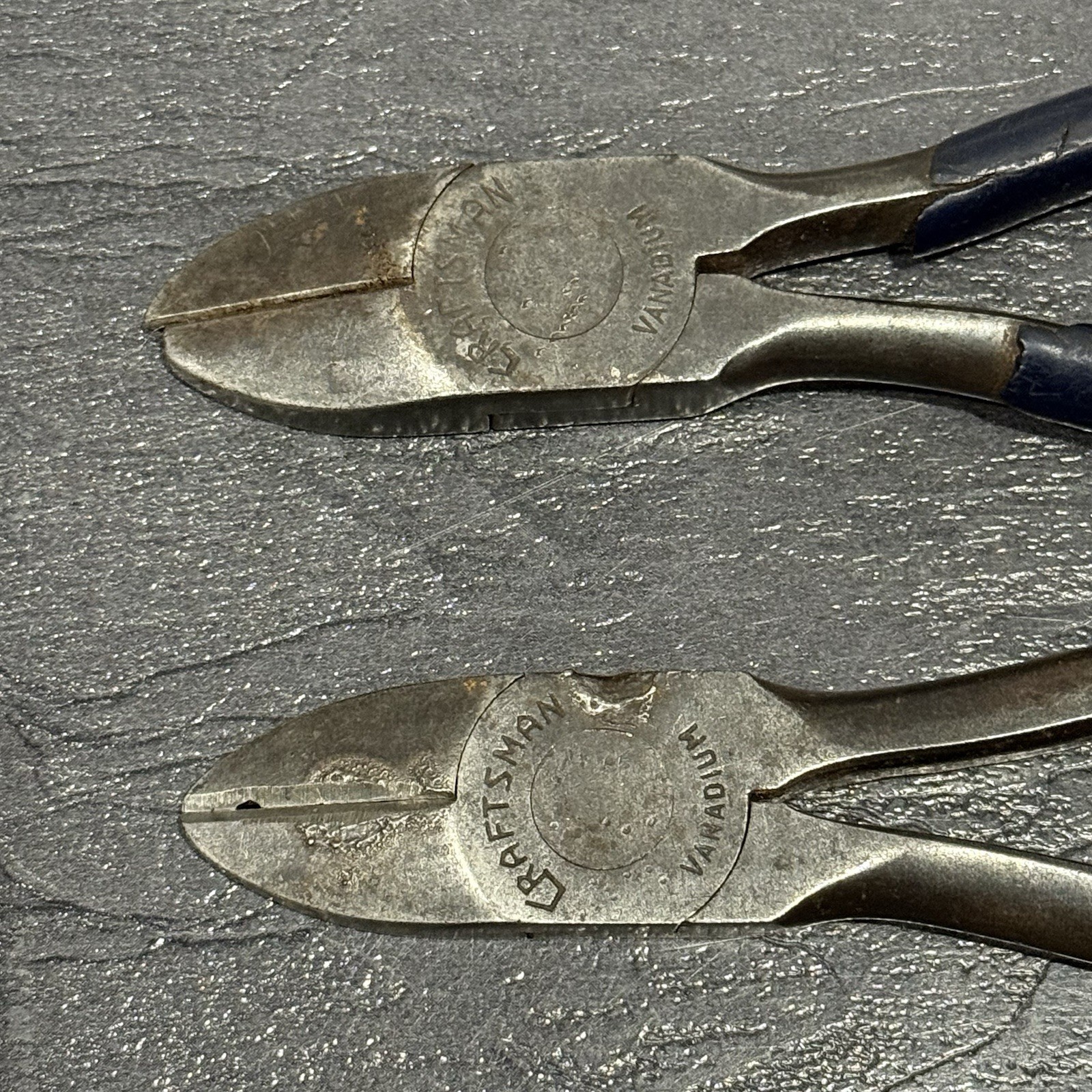 VINTAGE Craftman Vanadium Linesman Pliers Cutters Lot Of 5 Steel 7” READ