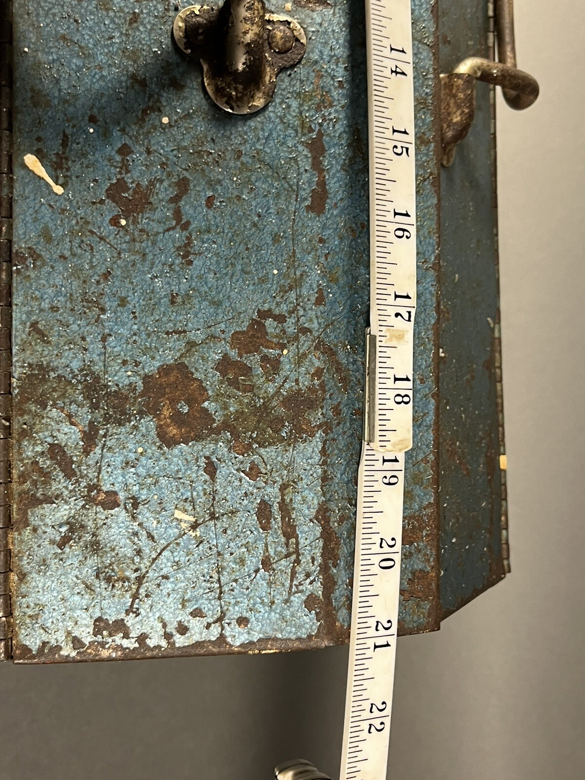 VINTAGE BAKER & HAMILTON Stiletto S21-GU Metal Tool Box San Francisco