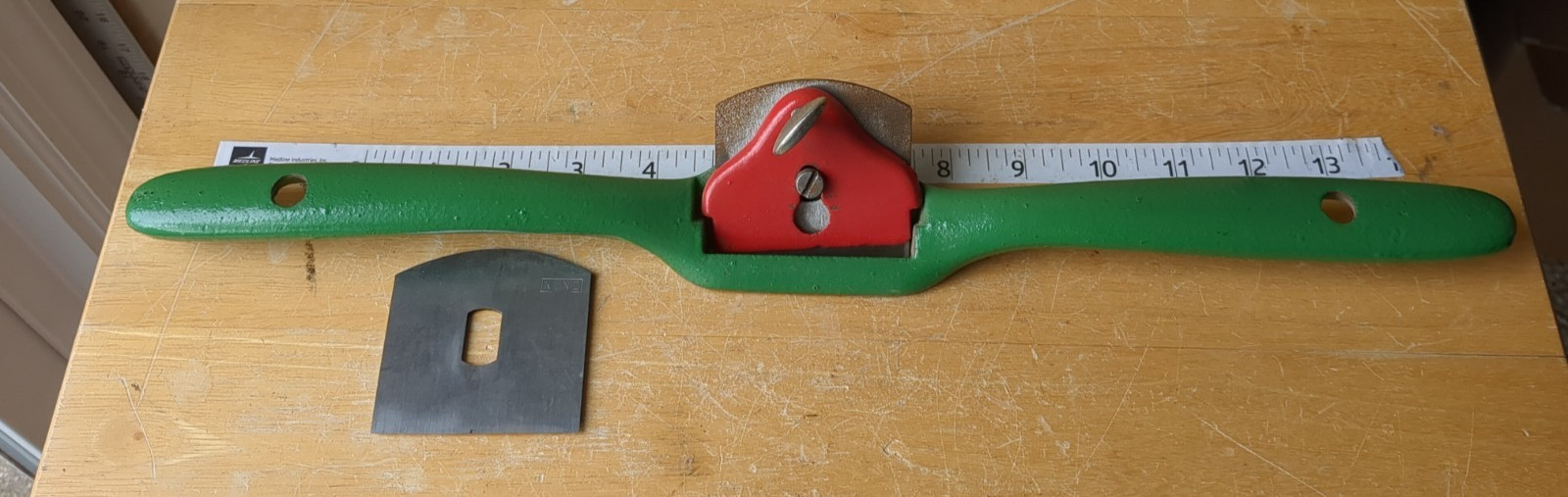 Kunz No. 56 Cooper’s Spokeshave Cast Iron Body 17 3/4 in long with extra blade