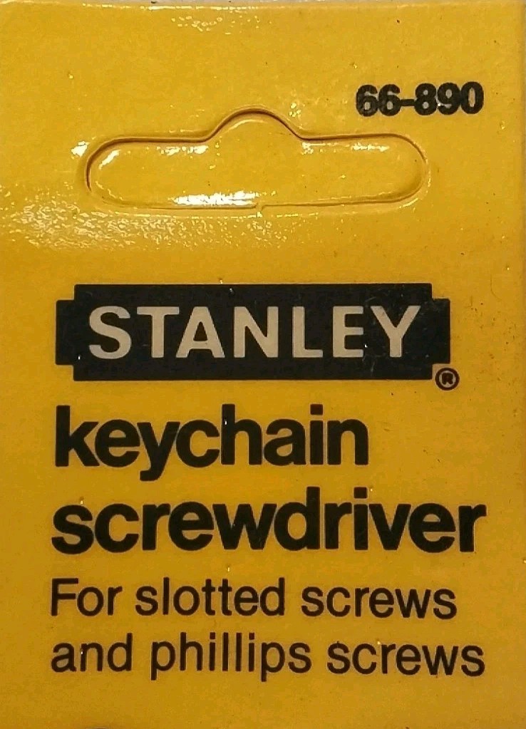 STANLEY 66-890 KEY CHAIN SCREWDRIVER 🇺🇸