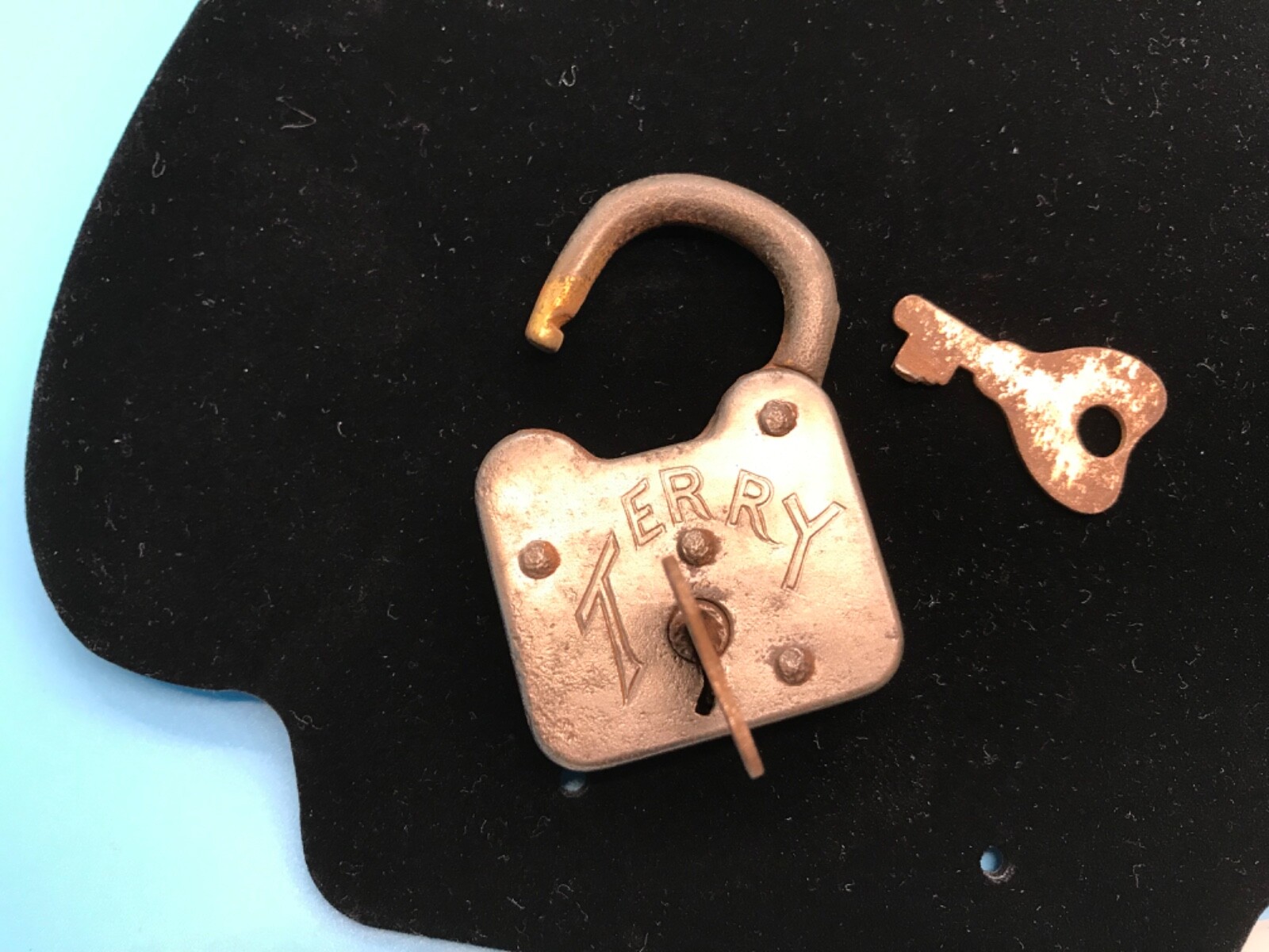 Vintage Terry Padlock with Keys