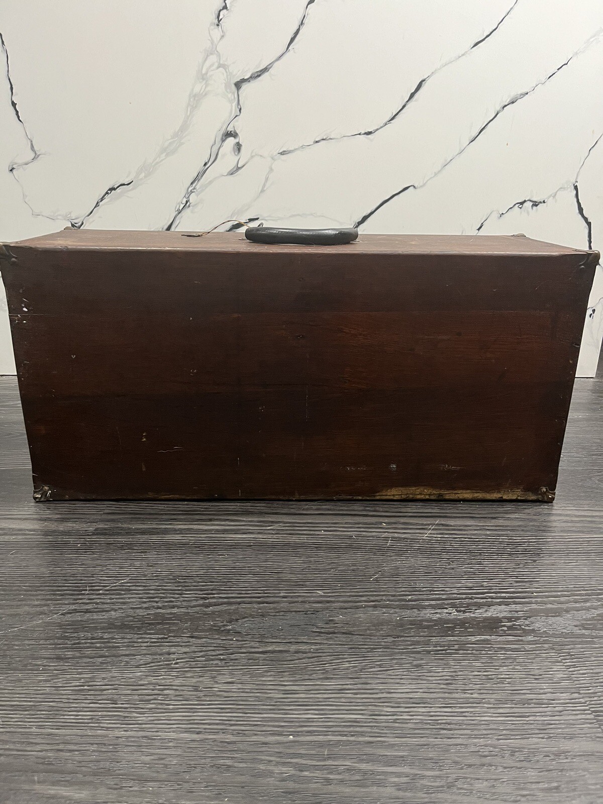 Antique Wooden Machinist Toolbox With Door And Key “Pilliod Swanson, Ohio”