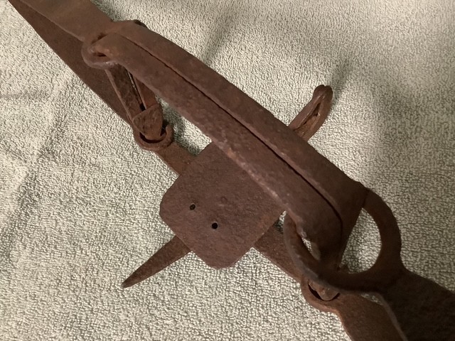 Fur Trade Artifact Antique Hand Forged Iron Tool 1800s Beaver Blacksmith