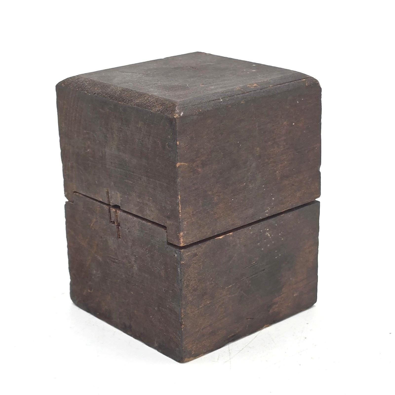Craftsman Steel 1/8 Number Stamp Set Wood Block Case Sears Roebuck 1940s–1960s