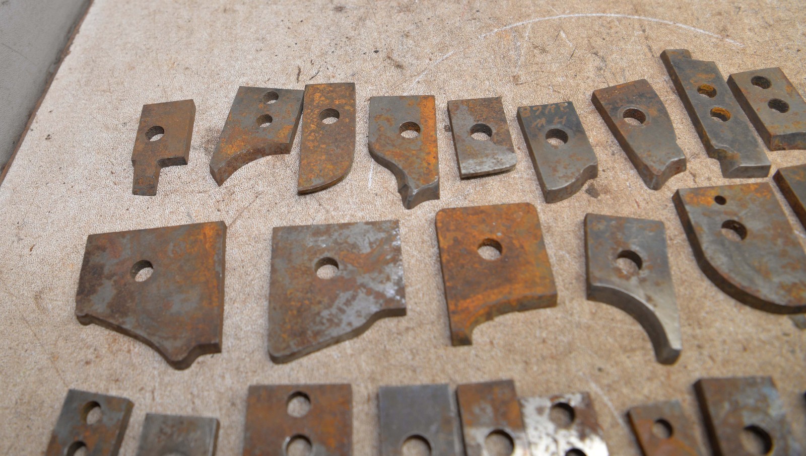 42 vintage heavy duty molding cutters industrial wood cutting shaping tool lot