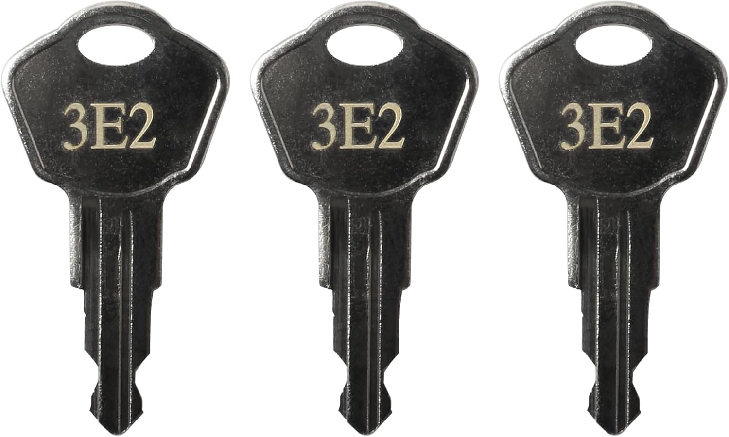 Sentry Safe Replacement Keys Model 1100-Codes 3E2 for 3E2, Silver