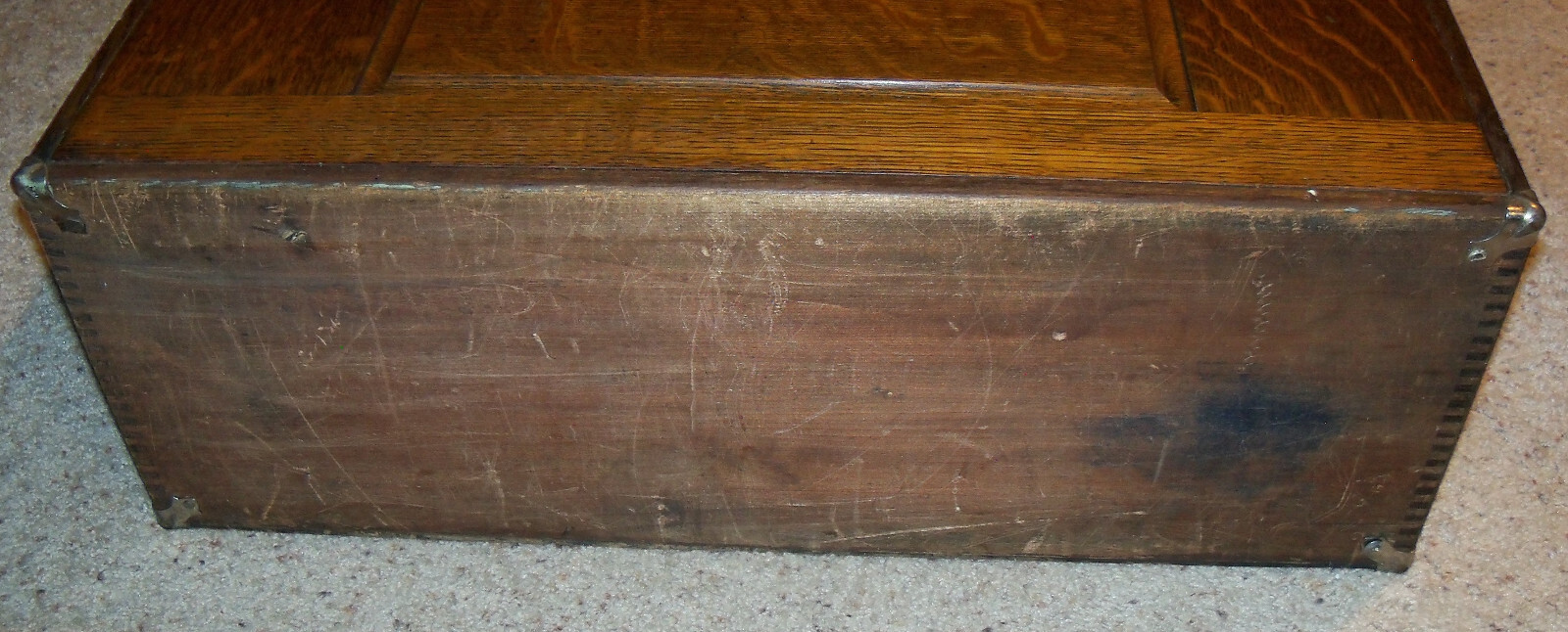 Vintage 11 Drawer Wood Gerstner Machinist Tool Chest Box, Model 052, 52, Oak 26″