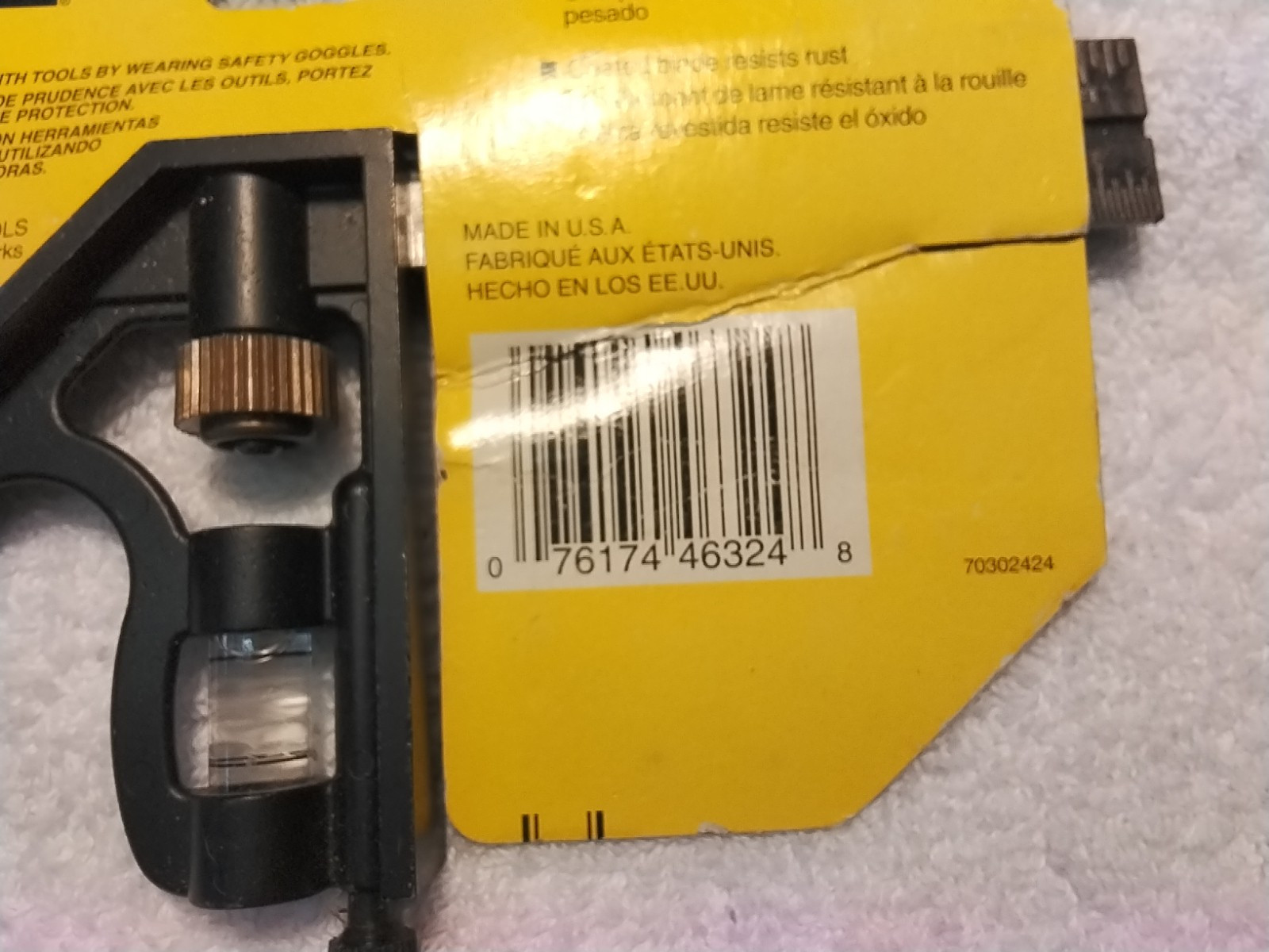 STANLEY 46-324 COMBINATION SQUARE METAL USA 🇺🇸