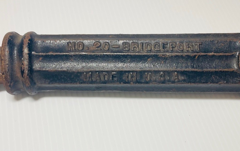 Vintage Bridgeport Hardware No. 20 Slide Hammer Nail Puller MADE IN U.S.A.