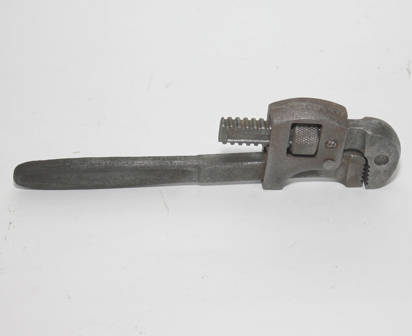 Vintage 8″ Adjustable Stillson Pipe Wrench Drop Forged Steel Made in USA