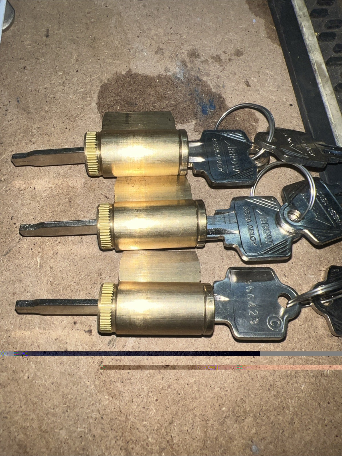 Locksport 3 Kik Arrow On Sc4 Keyway Cylinders Keyed Diffrent Working Keys