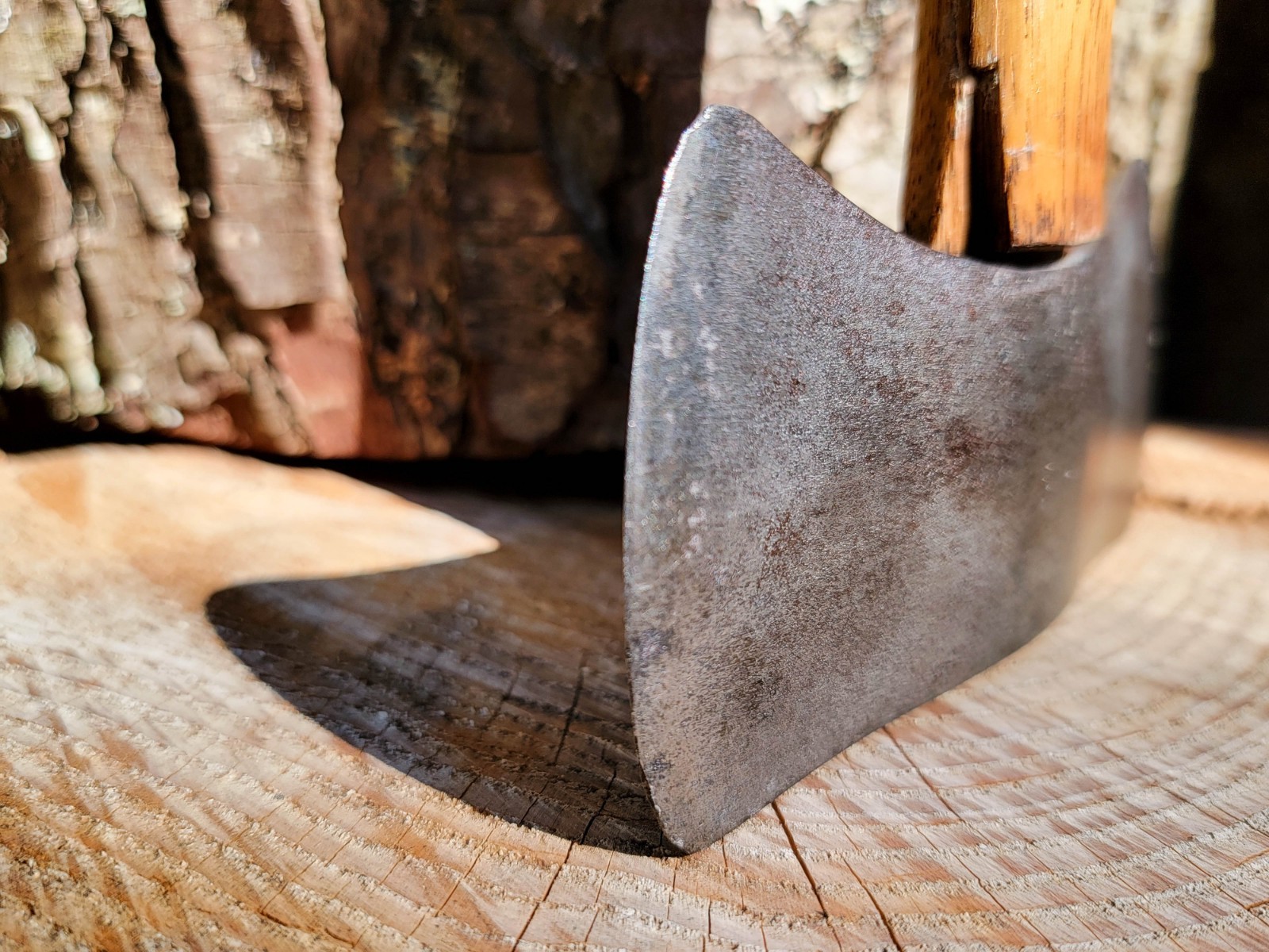 NORLUND (USA) Saddle Cruiser Double Bit Vintage Hatchet Axe ~ 13 3/4″ ~ 6″ Blade
