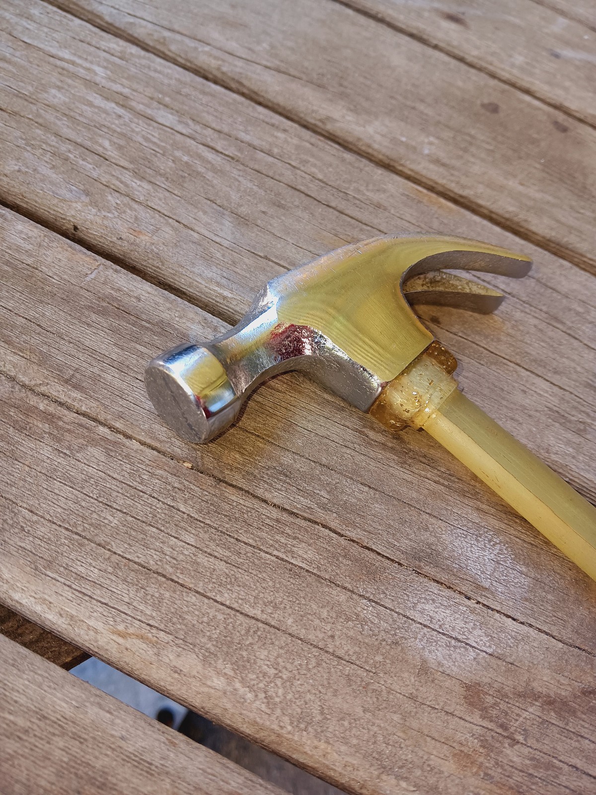 Vintage BET’R GRIP D170 Claw Hammer Glitter Chrome Plated Diligent Duchess Proto