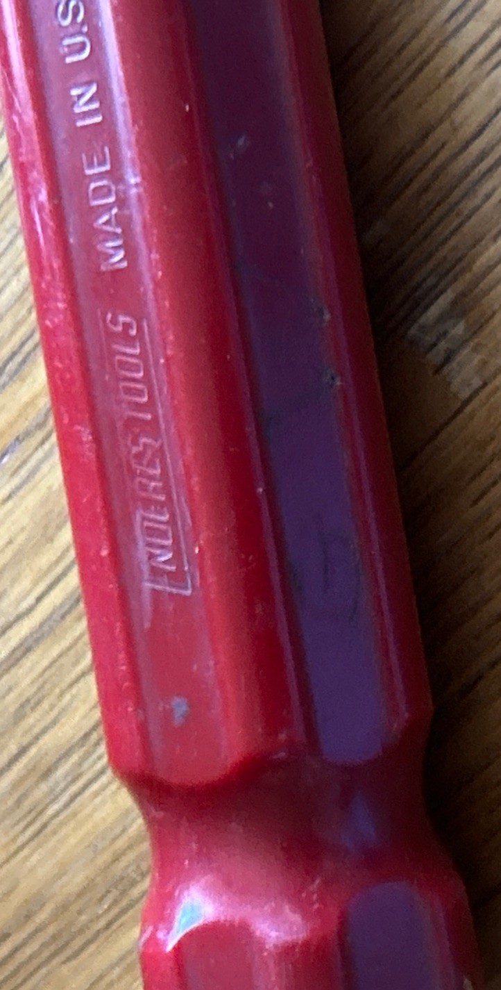 Vintage Enderes 4 in 1 ScrewDriver Tool 7-7/16″ Long USA 🇺🇸 made with bits