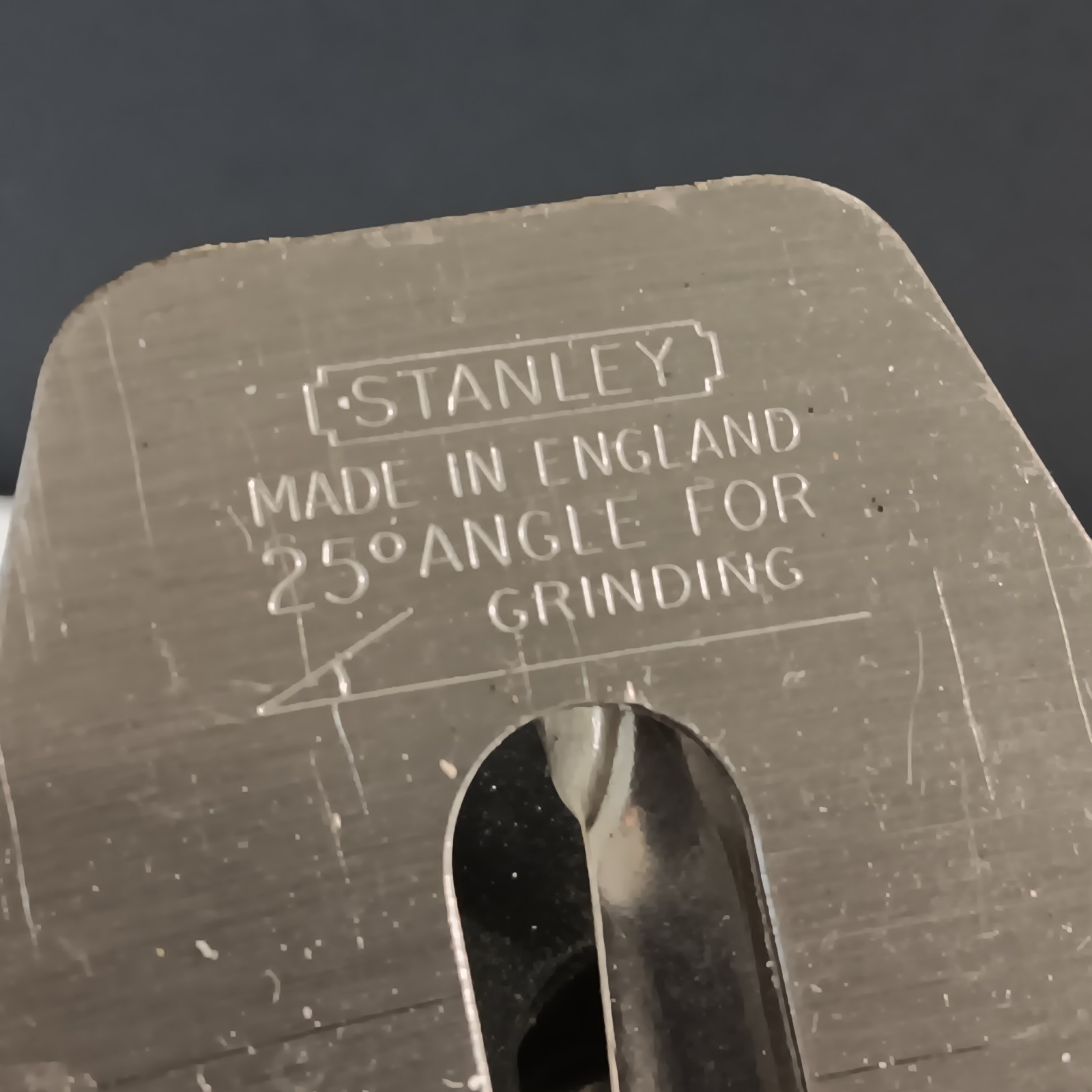 Vtg. Stanley 12-204 Stainless Steel Hand Planer (England) in Excellent Condition