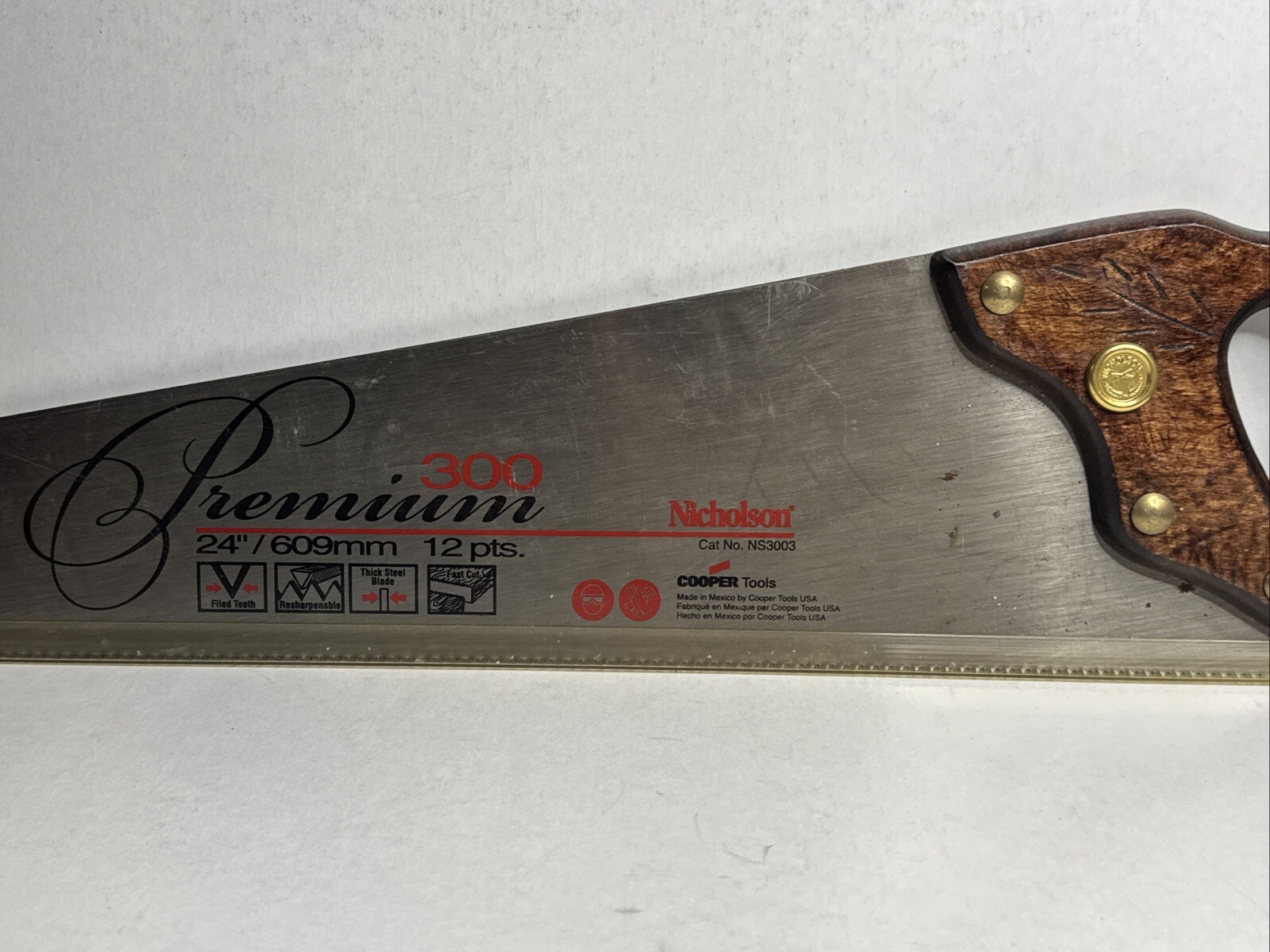 Nicholson No. 300 Premium 12 Point 24” Saw 609MM NS3003 Cooper Tools