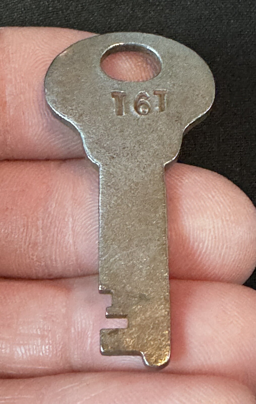 Vintage Corbin Flat Skeleton Key Marked No T6T and Approx 1 5/8″ Long Steel