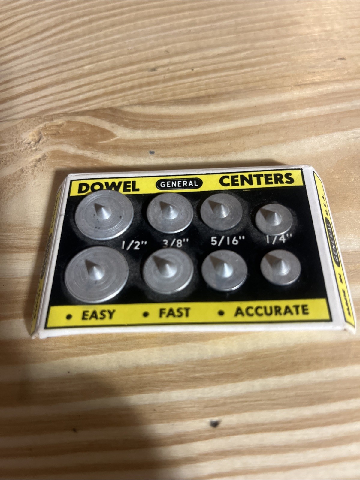 Vintage General Tools Dowel Centers Pack of 8 – Model #888 Made In The USA