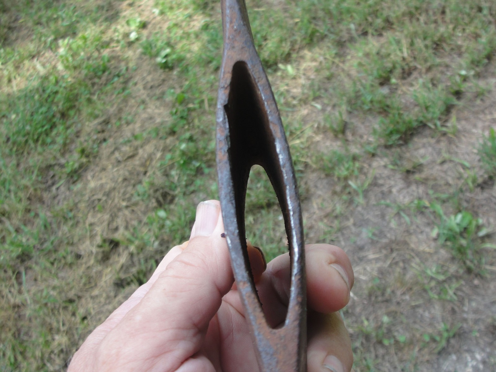 Vintage Falls City Kelly Works Double Bit Axe Head Phantom Bevels