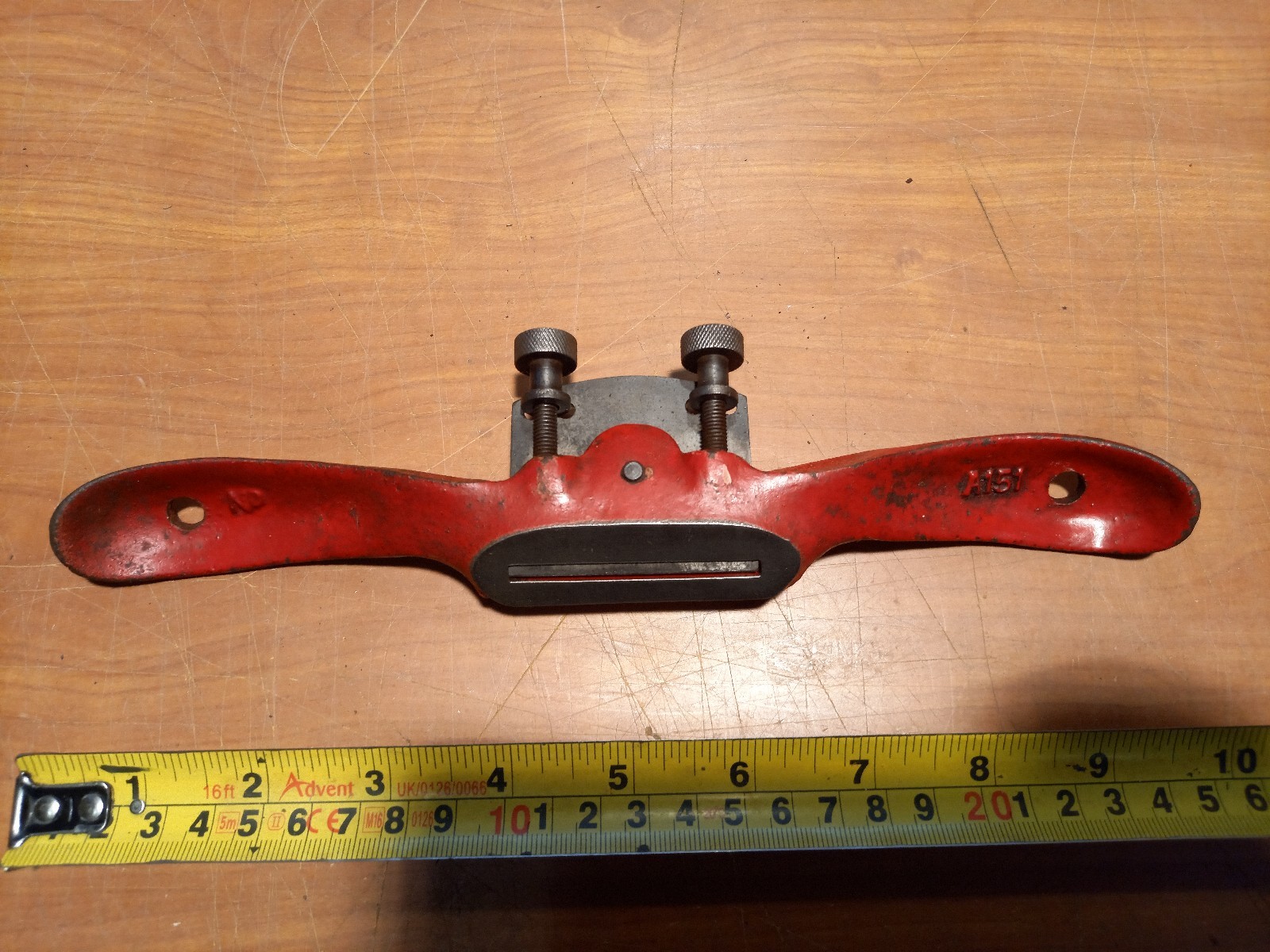 Vintage Record No A151 Spoke Shave, Flat Sole, Ex Vint Cond
