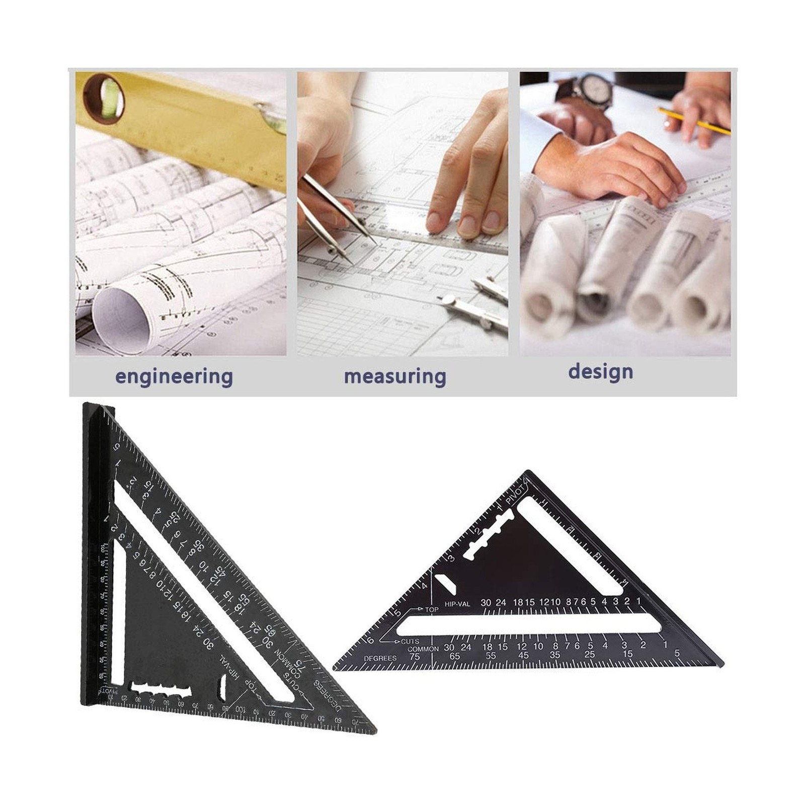 Rafter, 7 Inch Metric Aluminum Alloy Roofing Triangle Angle Pro… FAST USA SHIP