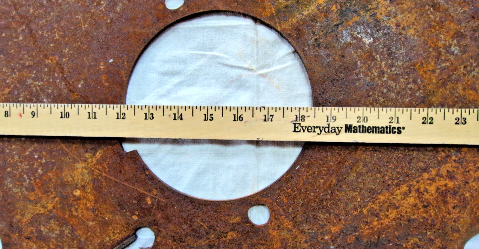 Vint. 20″ 24T, 6.5″ keyed Arbor Sawmill Buzz Saw Blade Carbide Tipped With Slots