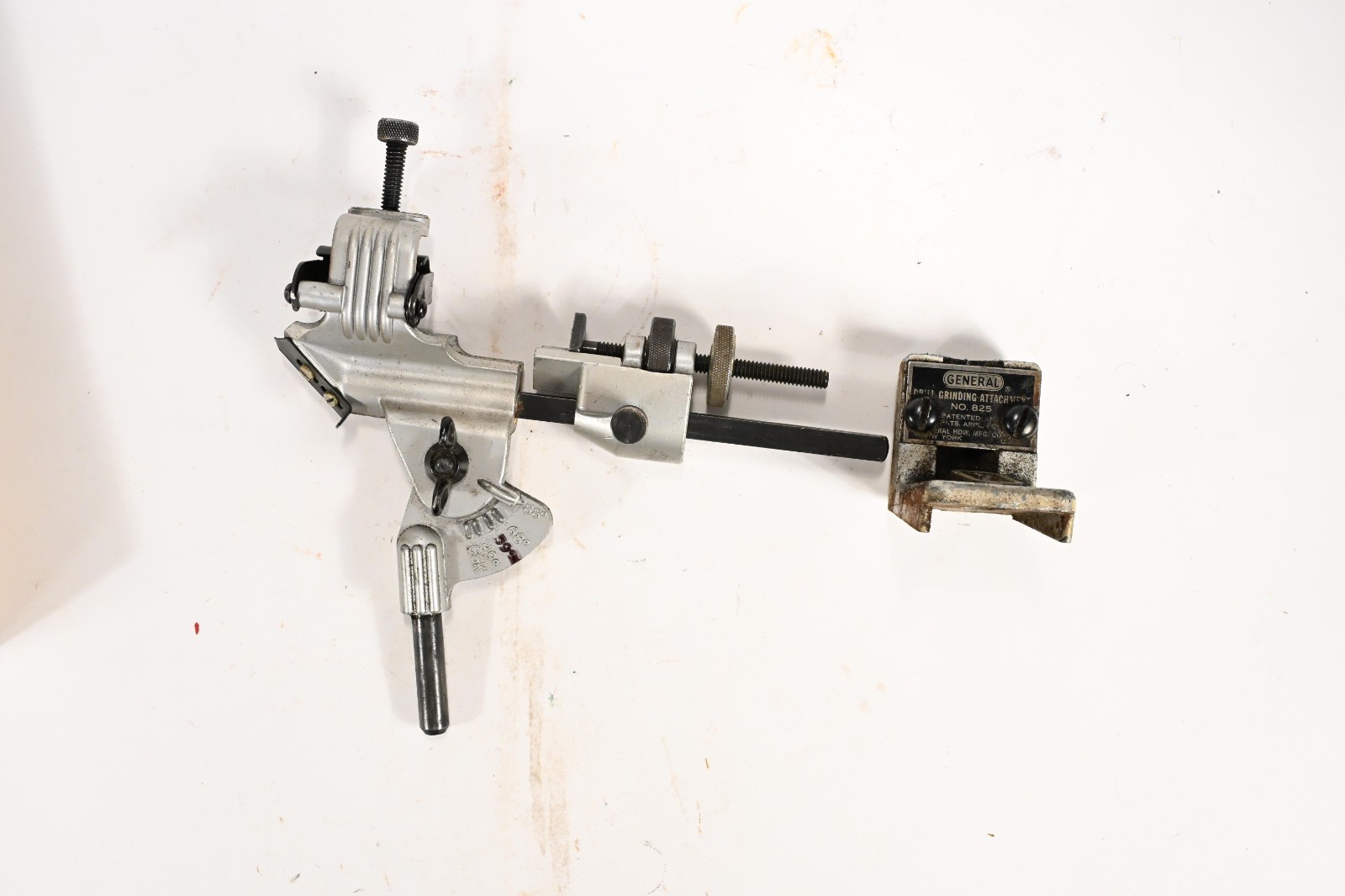 Vintage General Drill Grinding Attachment No. 825 with Original Box