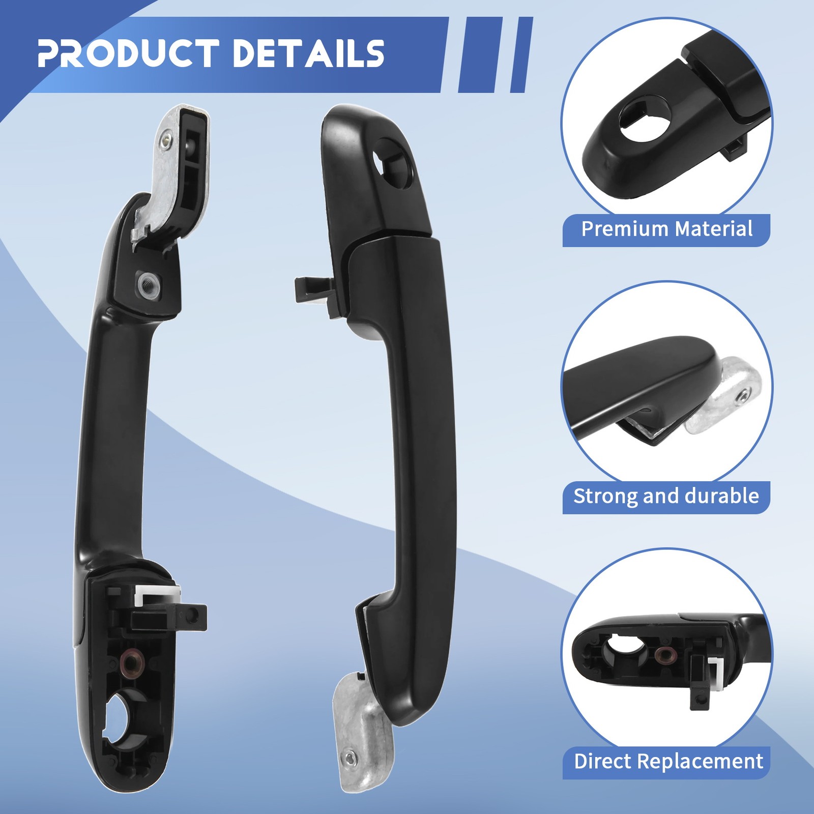 Car Front Left Driver Side Outside Exterior Door Handle for Accent2670