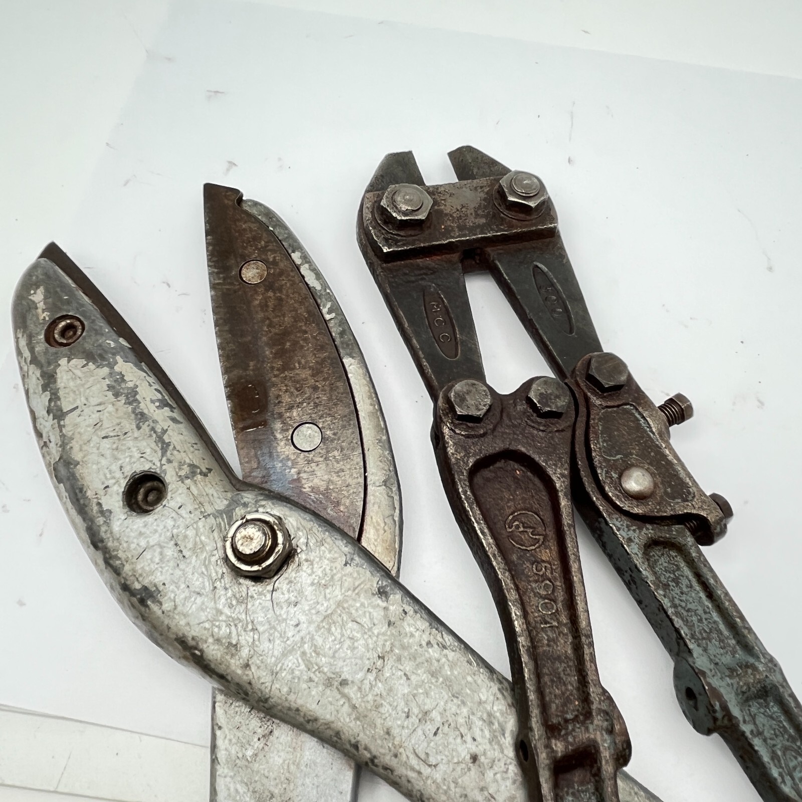 Vintage MALCO M14 Shear & MCC Model-31 300mm Crimper Cutter Japan