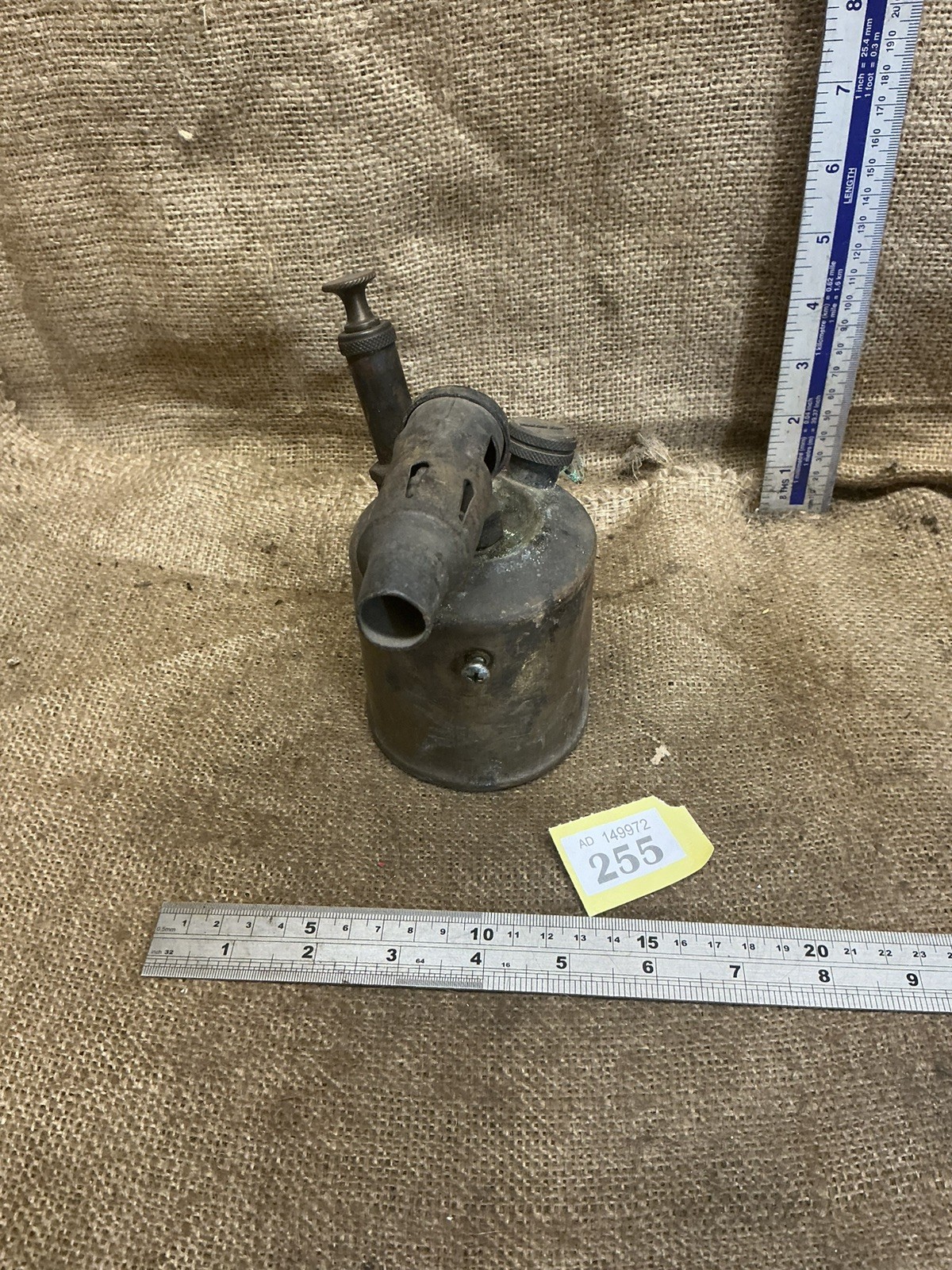 Vintage Original Monitor No.25 Paraffin Brass Blow Torch