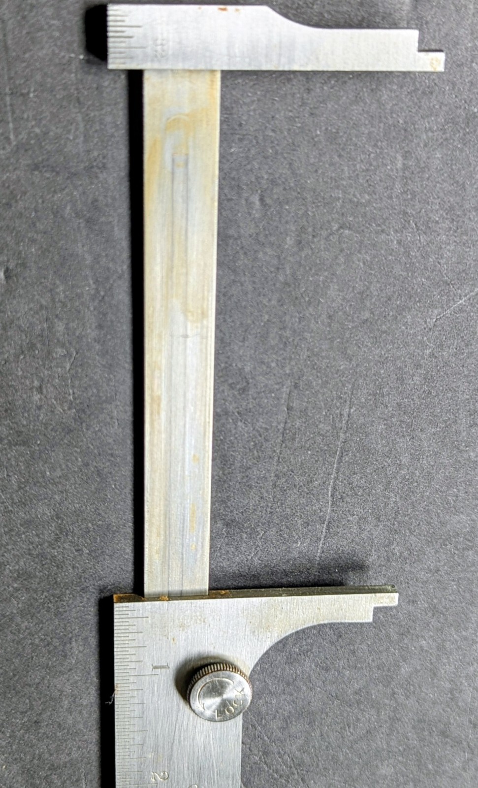 Millers Falls No. 405 Sliding Caliper Rule 5″ Stainless USA machinist tool