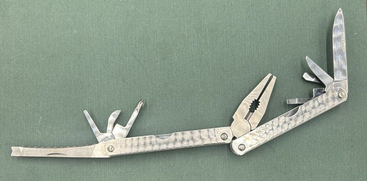 Sheffield Multi Tool 9 Piece Pocket Sized Tool Metal