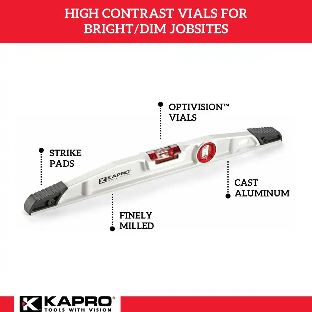 24 In. Professional Cast Level with Optivision