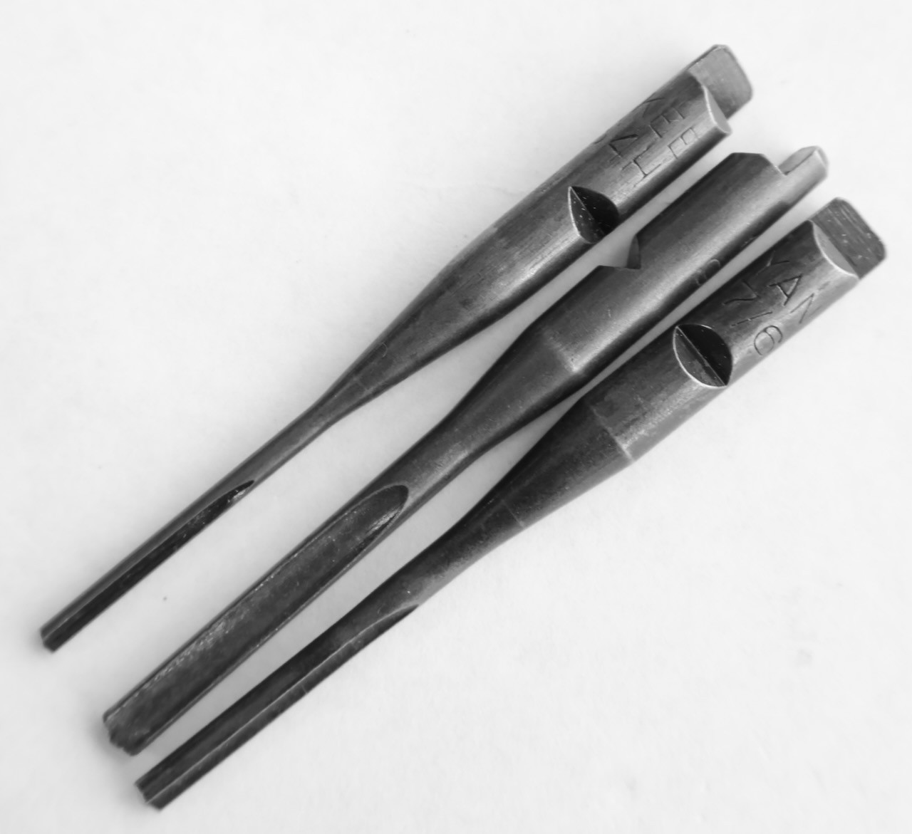 3 Pc. Yankee Handyman No. 333H Push Drill Bit Set + Tube / Mountain Top Tools
