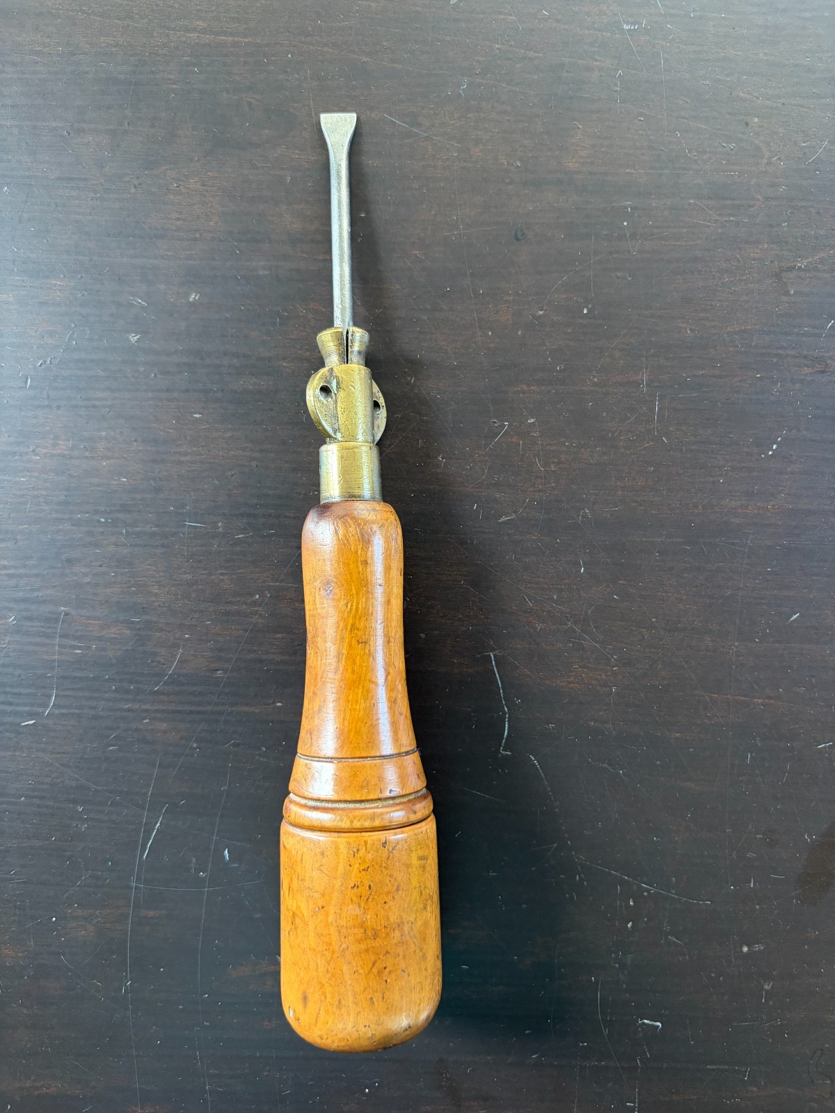 Vintage Screwdriver Unbranded, multiple tools in handle