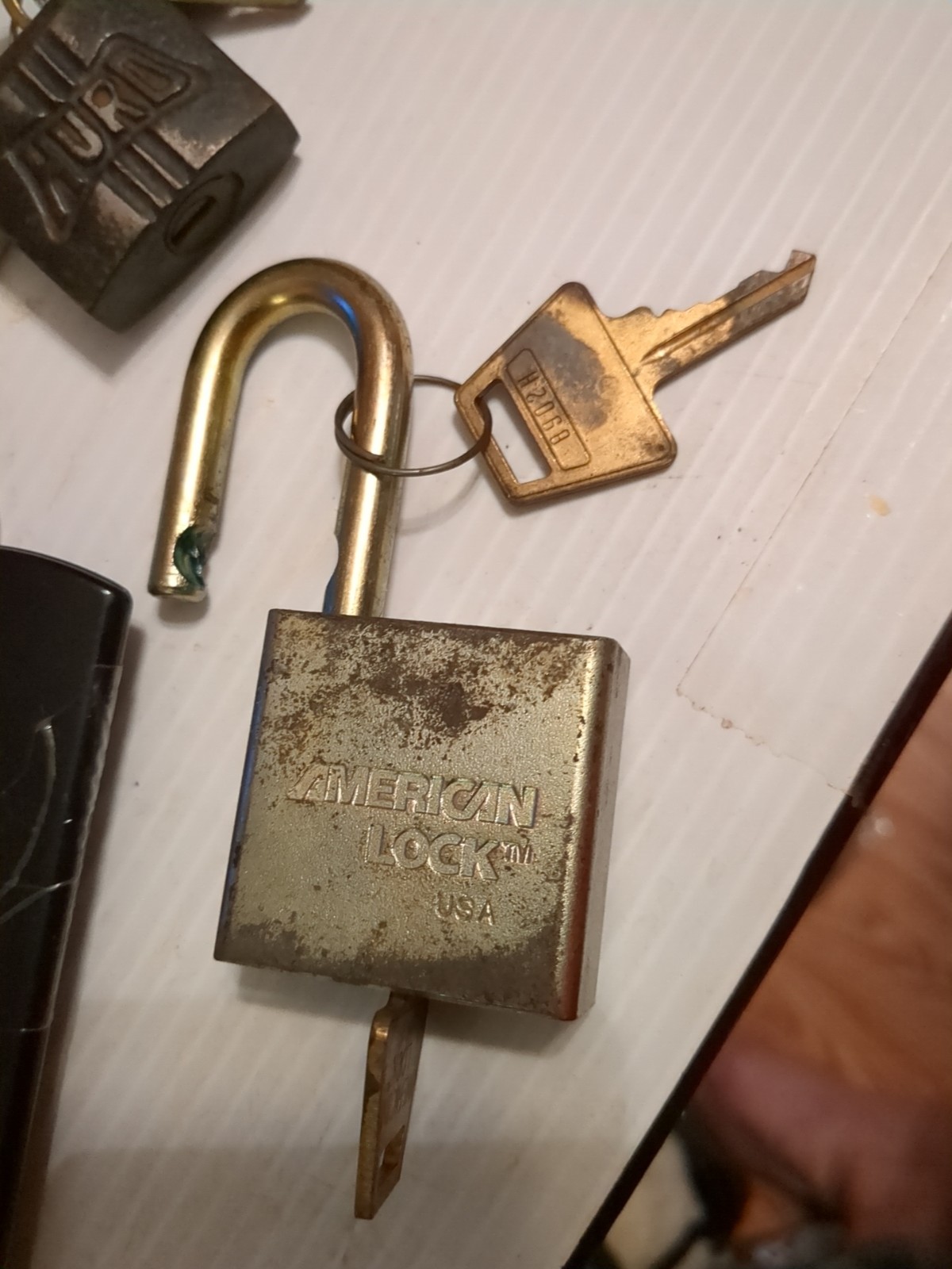 American Lock Company USA Hardened Series 5200 With 2 Keys #141