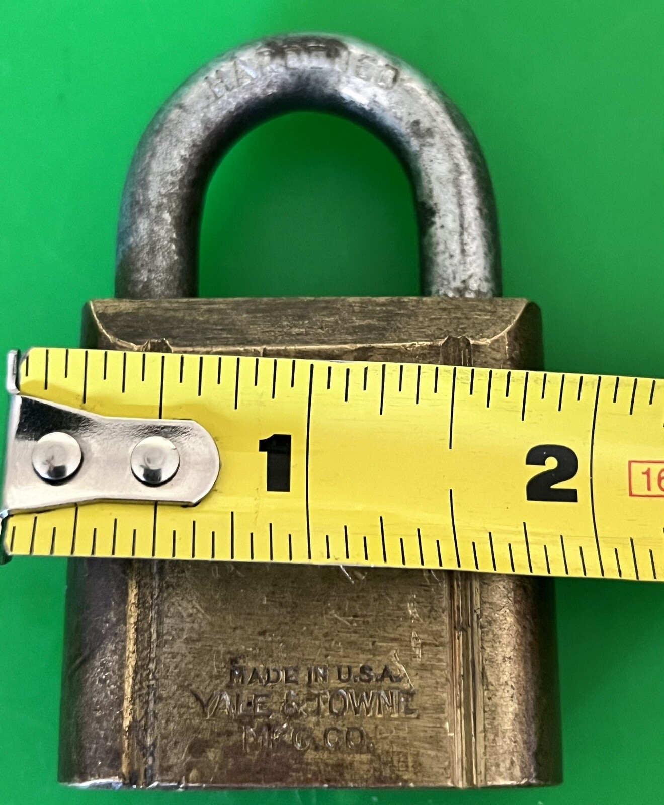 Padlock YALE & TOWNE Antique/Vintage High Grade Pin Tumbler Works Well 2 Keys