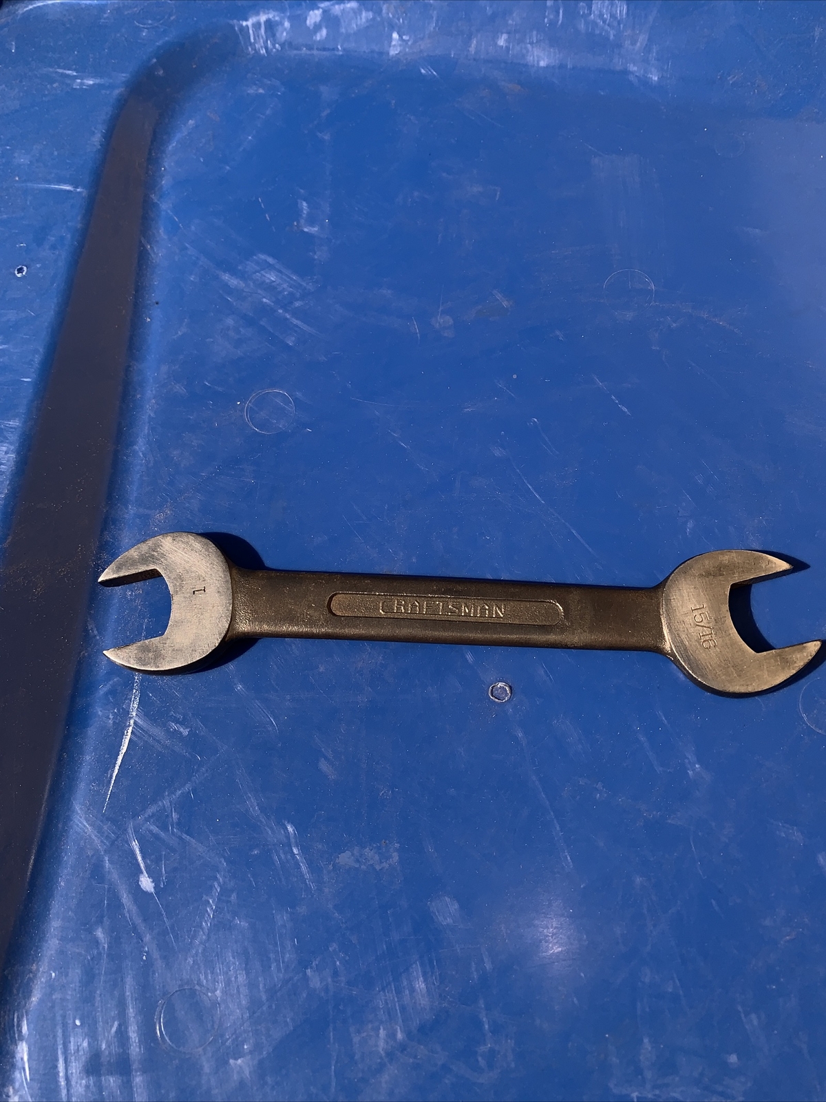 Vintage Craftsman 1033C Underline Forged In USA Open End Wrench 15/16 × 1″ NOS??