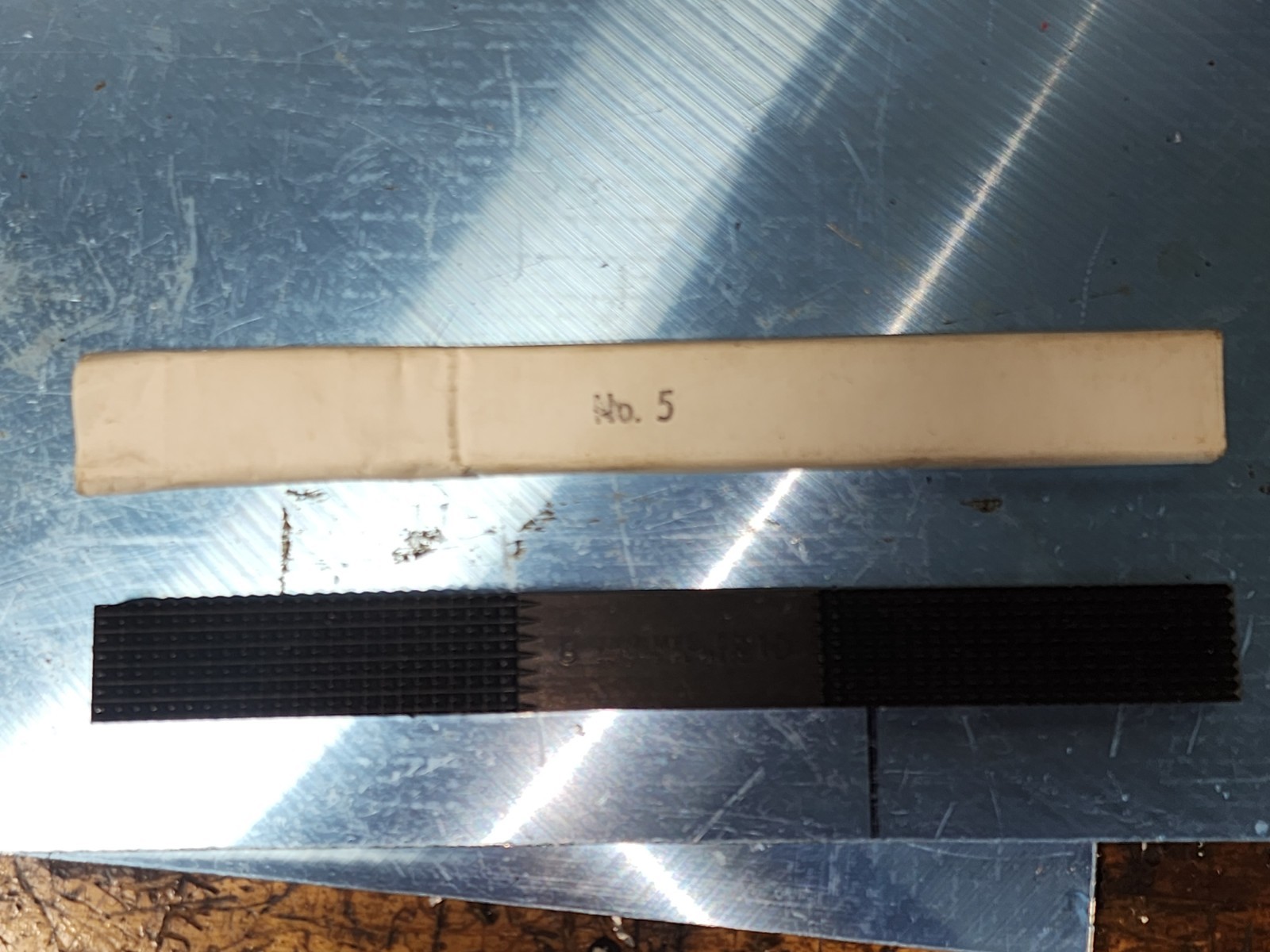 Vintage Nu-Thread “4-in-1” No. 5 Wide Thread File Made in USA New