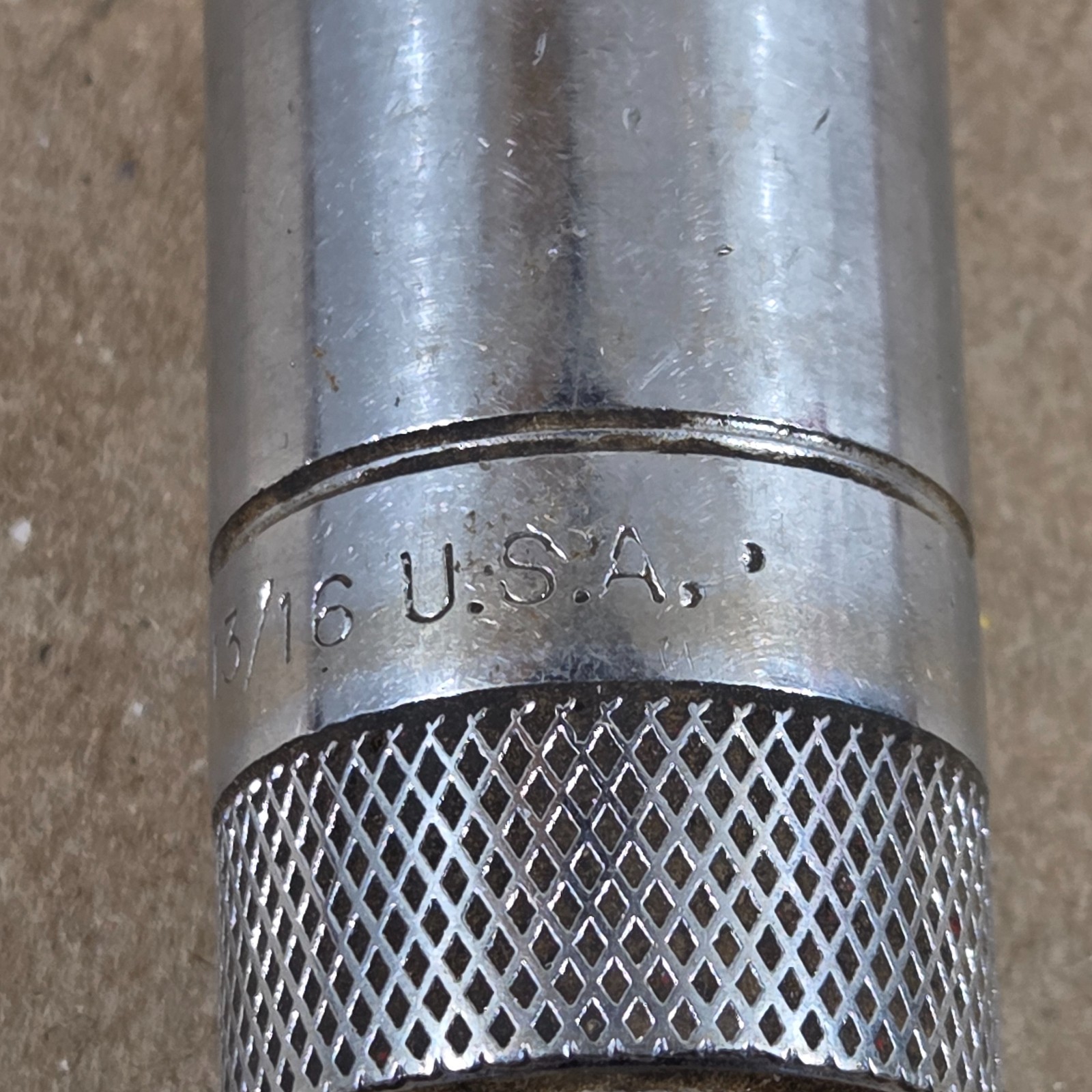 Vintage SK Tools 13/16″ 6 point 3/8″ drive deep Socket 4426 USA