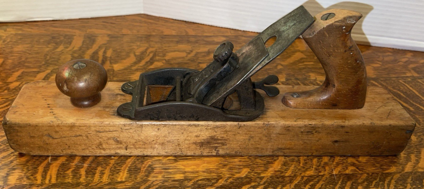 15×3″ PLANE~ WOODEN~ STANLEY LIBERTY BELL 76~ 19TH CENTURY