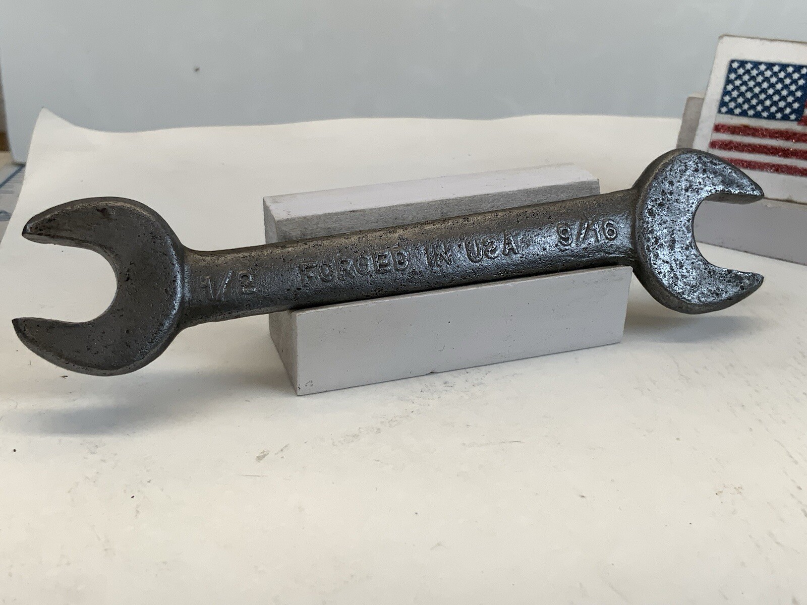 TRUECRAFT 1/2in. X 9/16in. Open End Wrench, USA Made