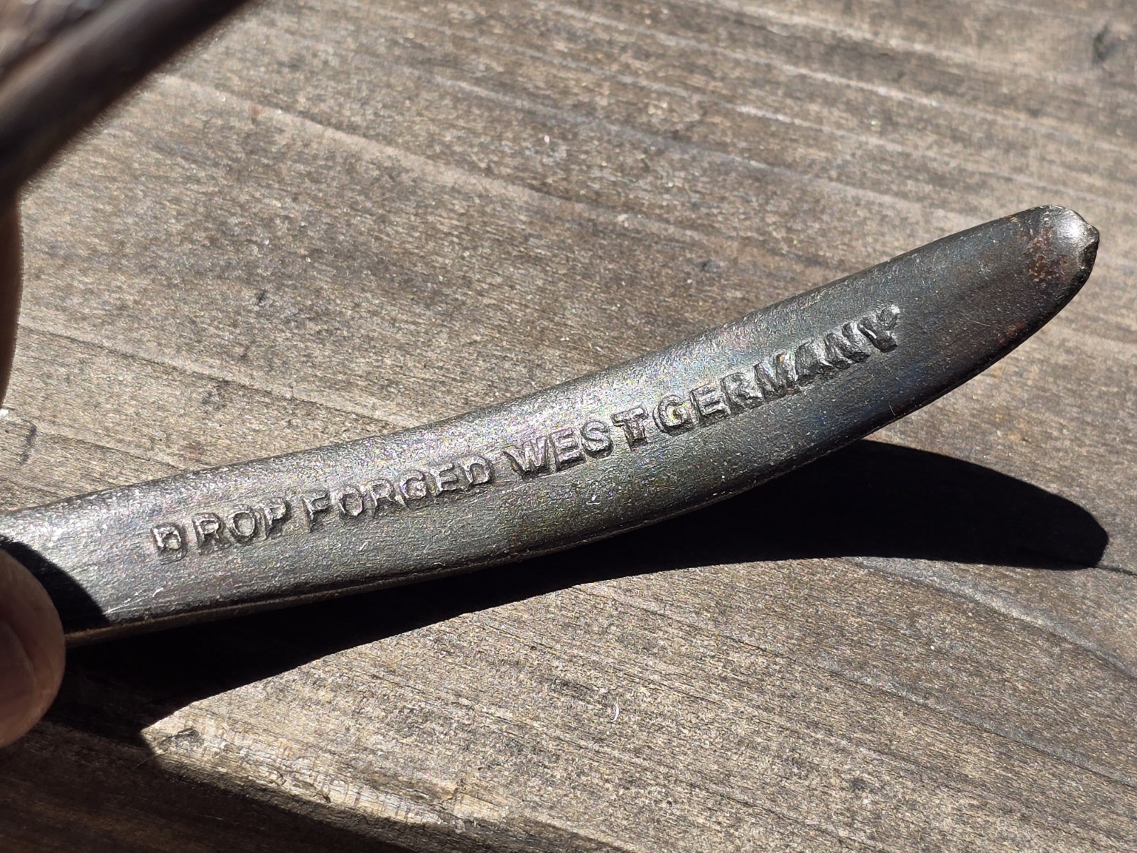 Vtg. West Germany Drop Forged Needlenose Pliers Wire Cutter Textured Grip 6.5″