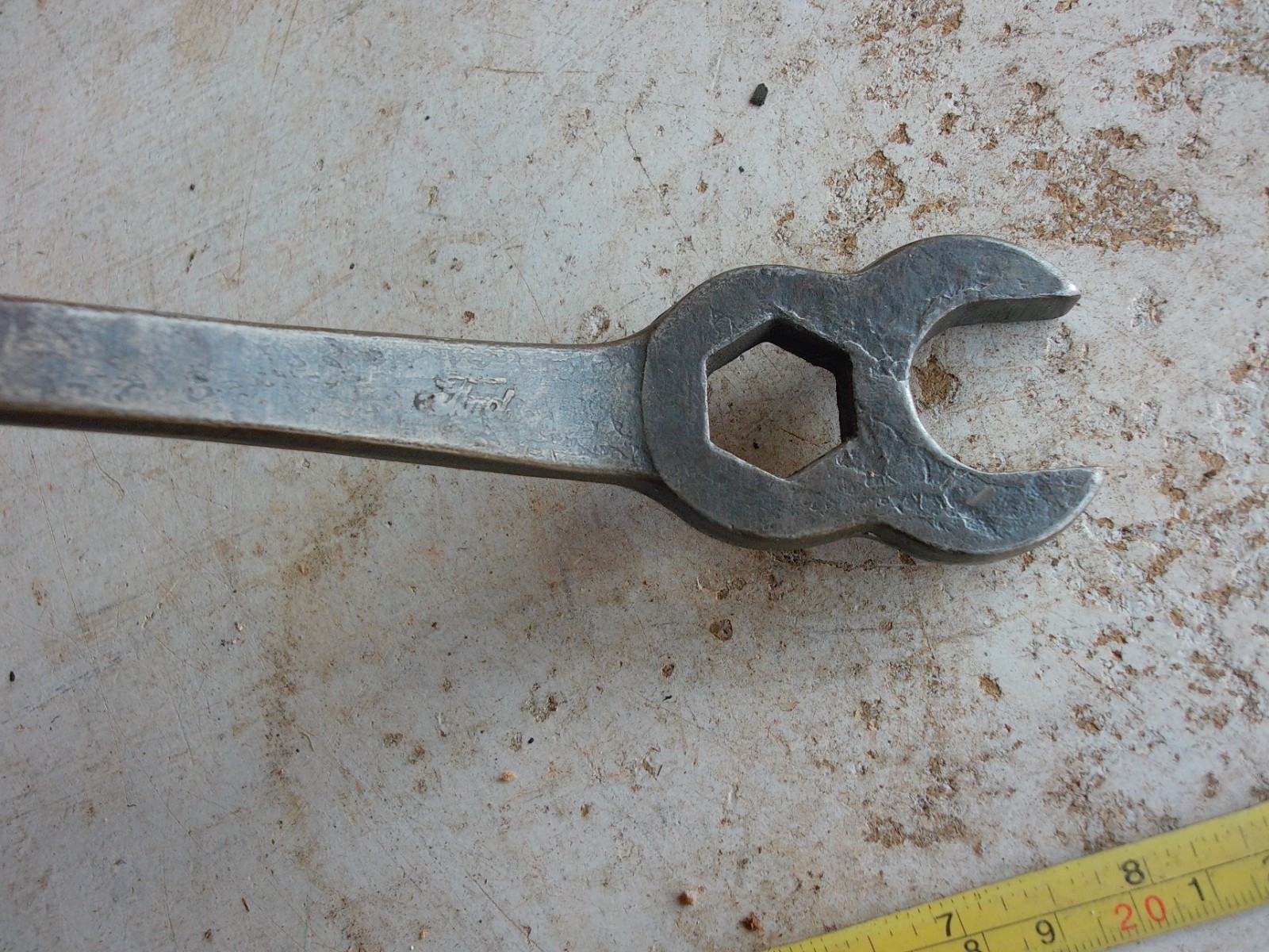 Vintage Ford Model T Wrench Tool Marked TT5893 Clean! Lot 26-22-D3