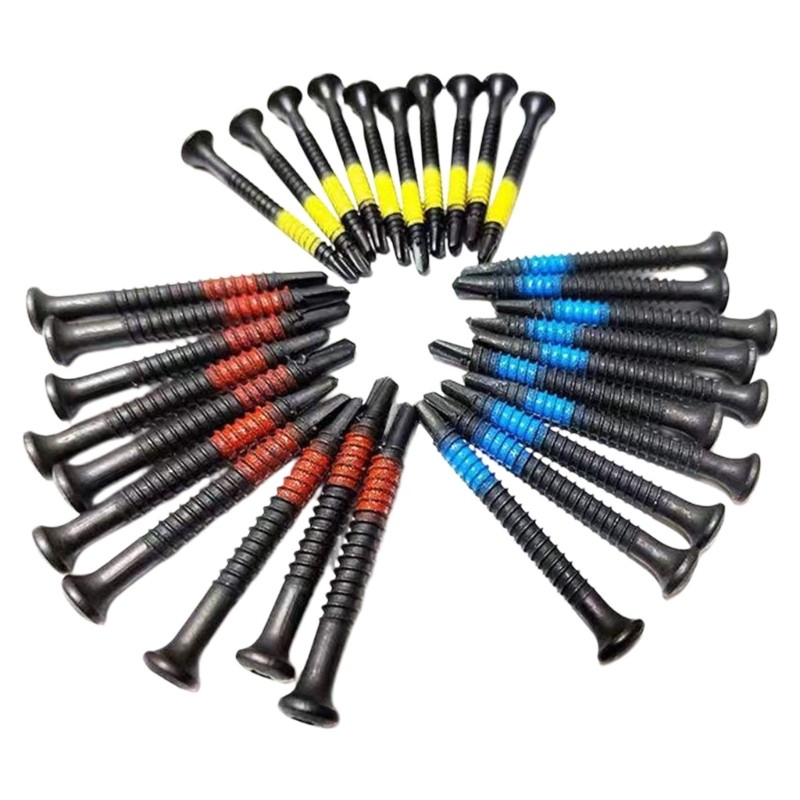 Pack Of 30 High Strength Steel SelfTapping Screws AntiLoosing Coating for Lock